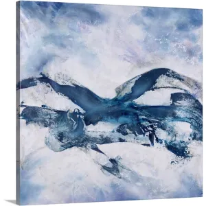 "Azure Gesture" Canvas Wall Art