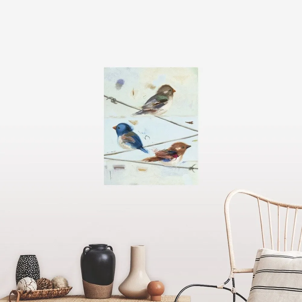 "Balancing Act I" Poster Print - Multi