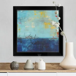 "Bayshore Drive" Black Framed Print