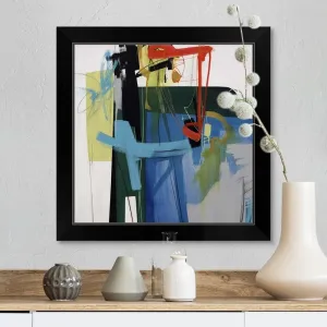 "Be Tempted II" Black Framed Print