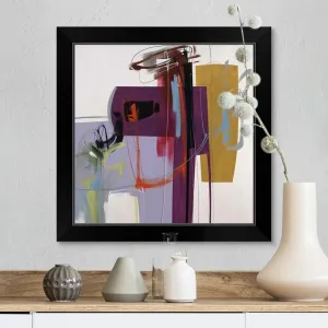 "Be Tempted IV" Black Framed Print