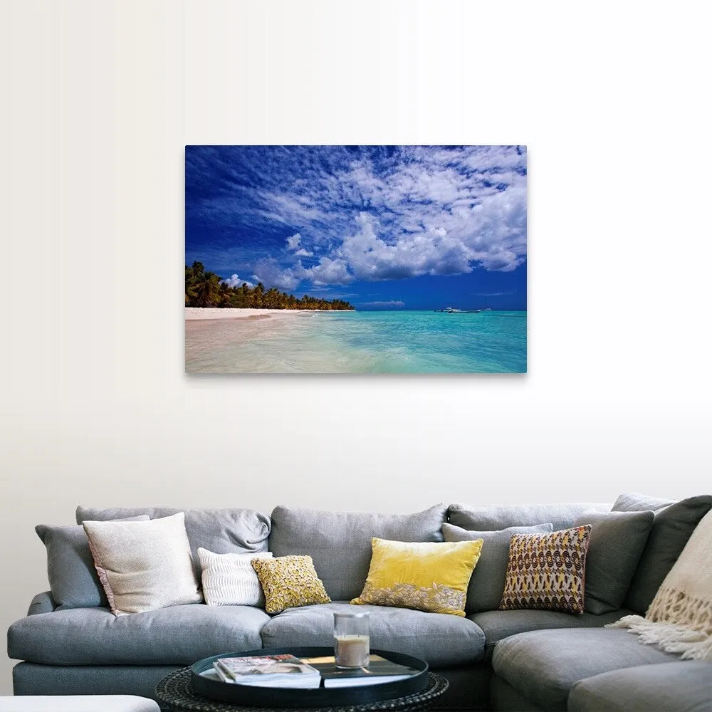 "Beach, Saona Island, Dominican Republic" Canvas Wall Art