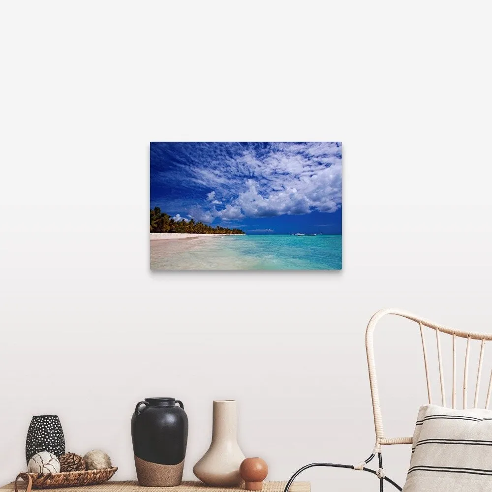 "Beach, Saona Island, Dominican Republic" Canvas Wall Art