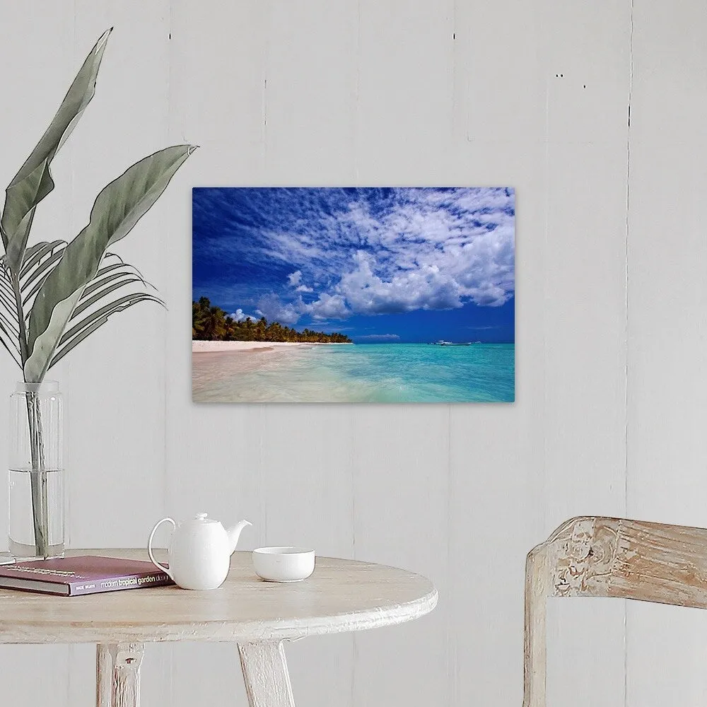 "Beach, Saona Island, Dominican Republic" Canvas Wall Art