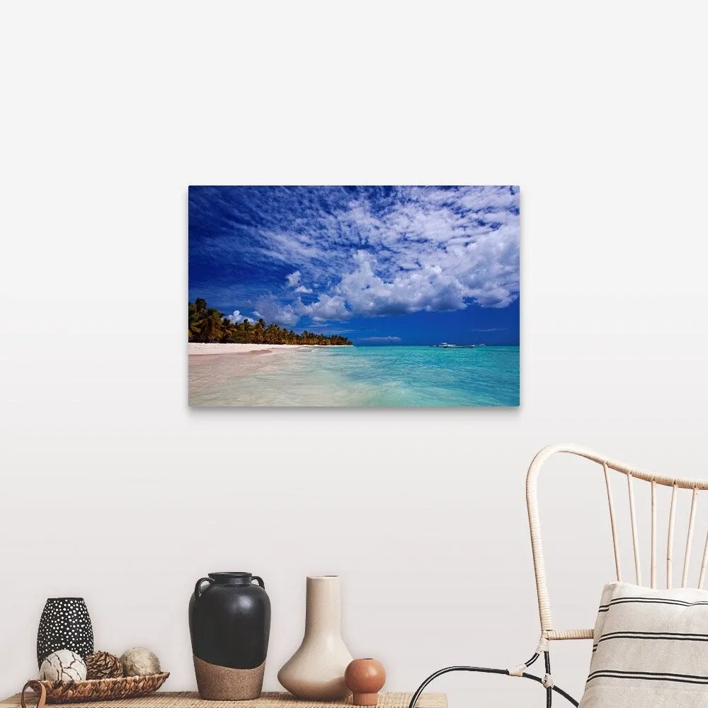 "Beach, Saona Island, Dominican Republic" Canvas Wall Art