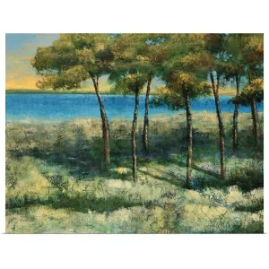 "Beach Trees" Poster Print - Multi