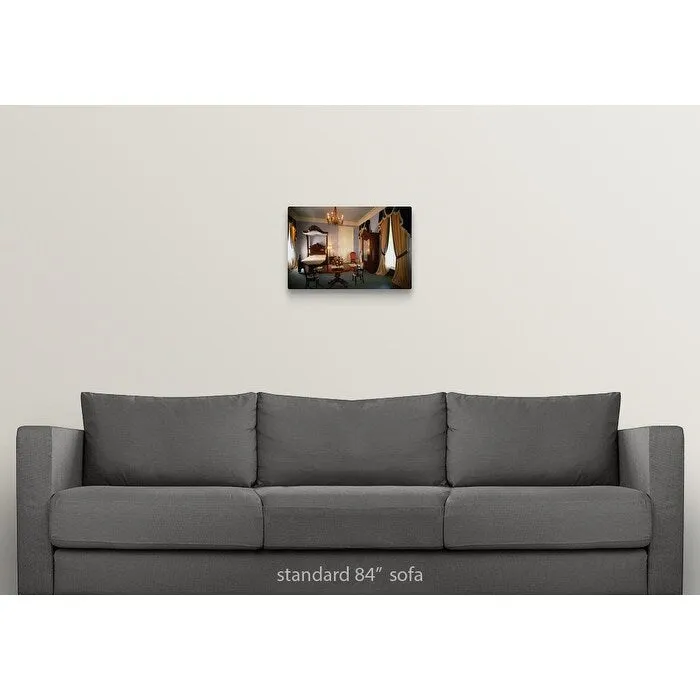 "Bedroom at Nottaway Plantation House, White Castle" Canvas Wall Art