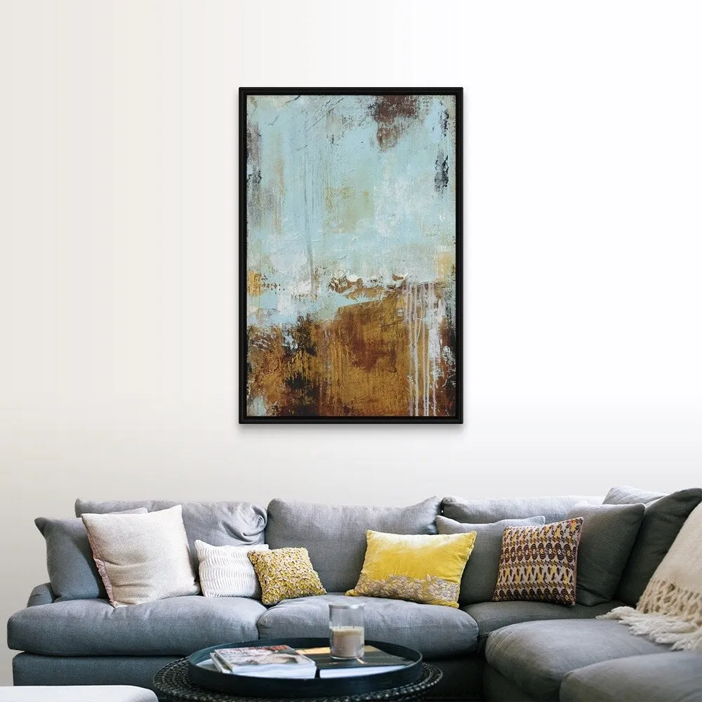 "Before Evening" Black Float Frame Canvas Art