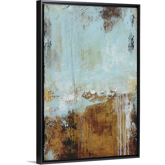 "Before Evening" Black Float Frame Canvas Art