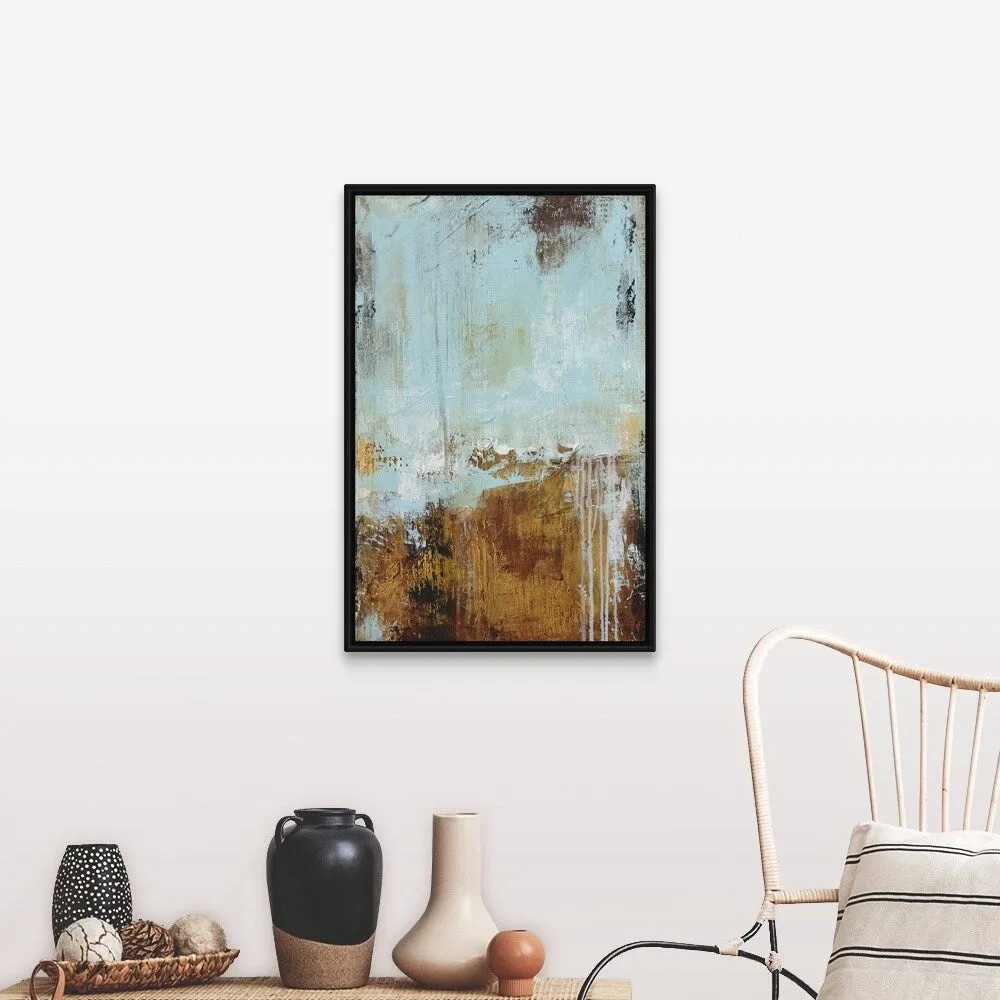 "Before Evening" Black Float Frame Canvas Art