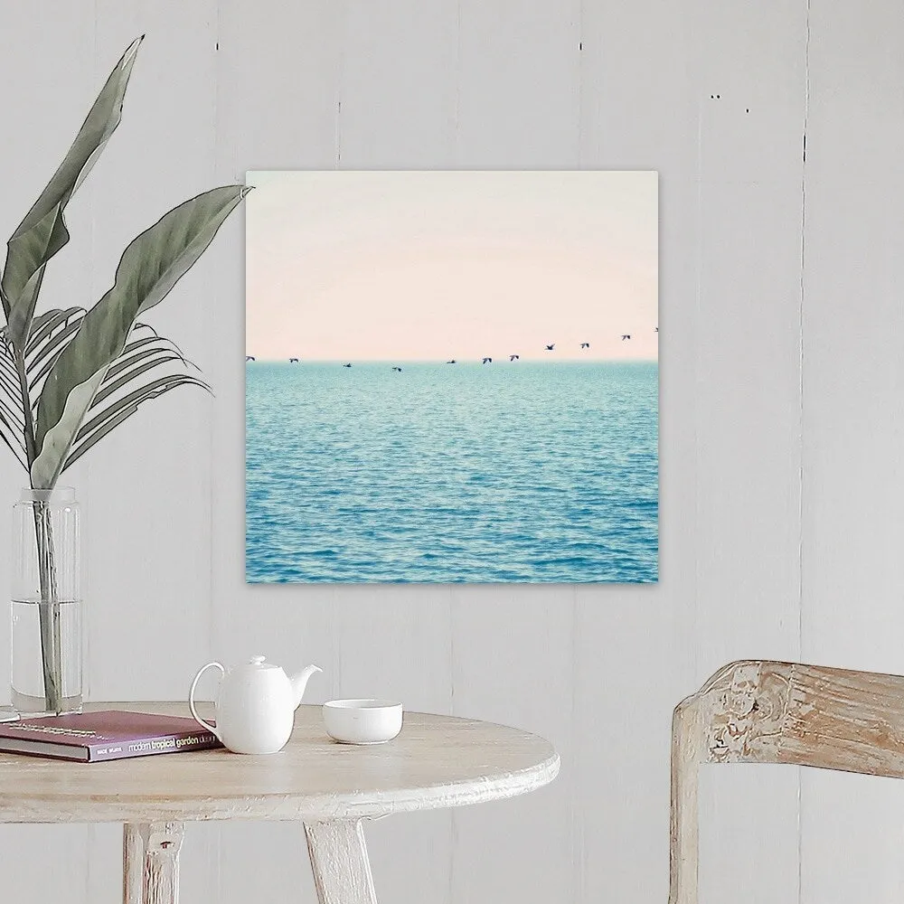 "Birds on the sea" Canvas Wall Art