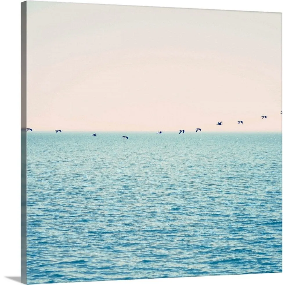 "Birds on the sea" Canvas Wall Art