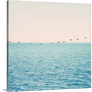 "Birds on the sea" Canvas Wall Art