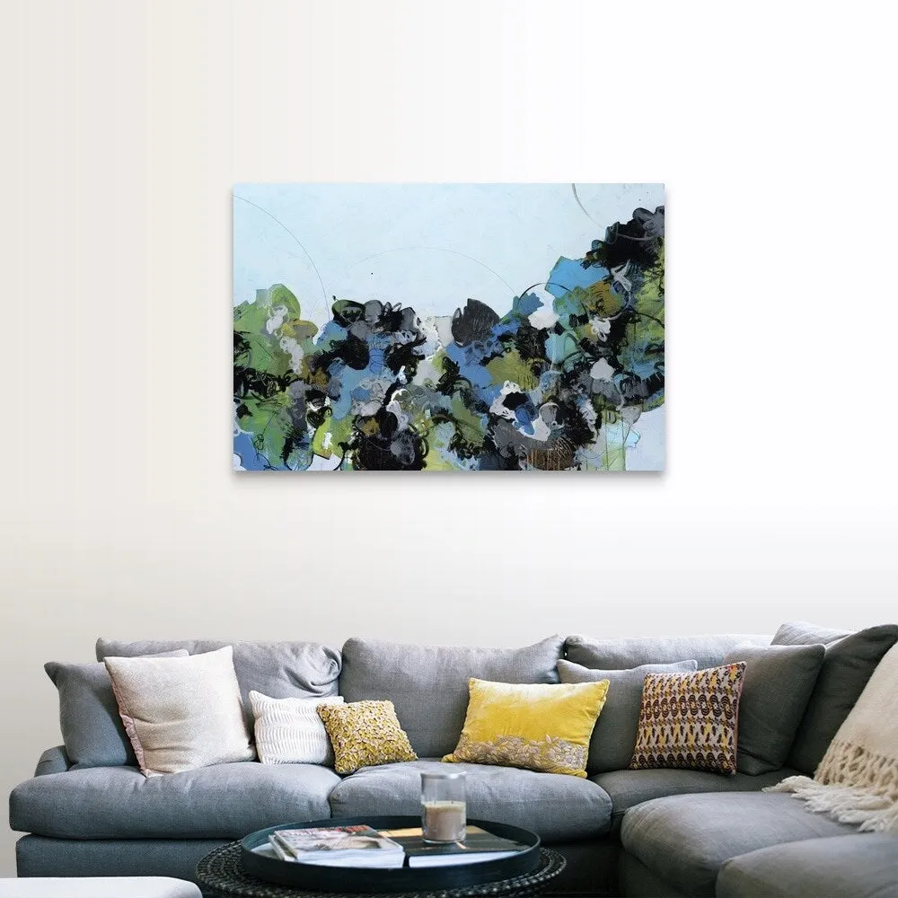 "Black and Blue" Canvas Wall Art