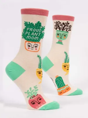 "Blue Q" Women's Socks - Proud Plant Mom