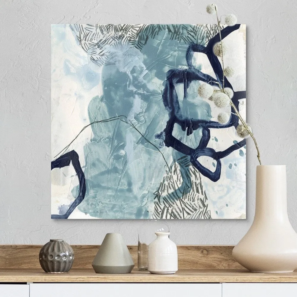 "Blue Slate III" Canvas Wall Art