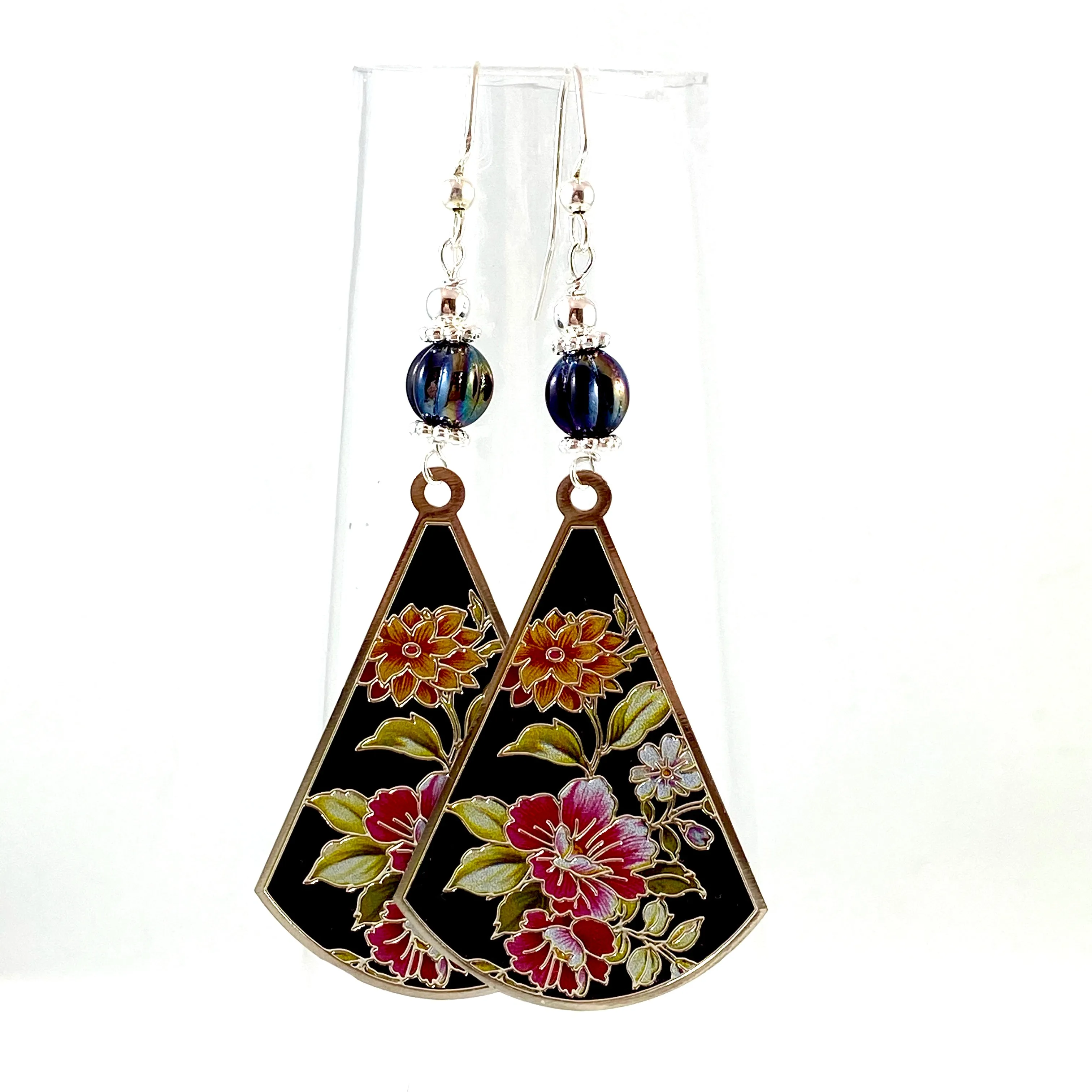 "Boho Beauty" Earrings (Black Iris)