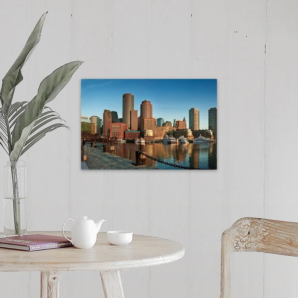 "Boston skyline, Massachusetts" Canvas Wall Art