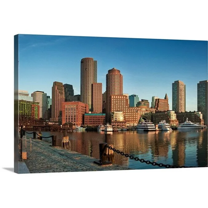 "Boston skyline, Massachusetts" Canvas Wall Art