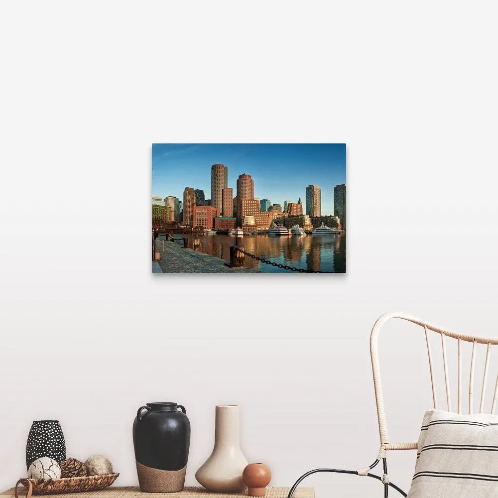 "Boston skyline, Massachusetts" Canvas Wall Art