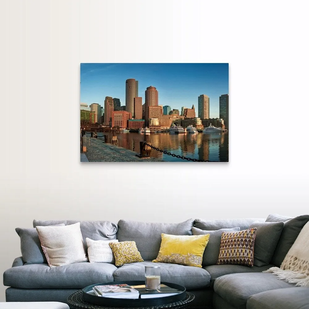 "Boston skyline, Massachusetts" Canvas Wall Art