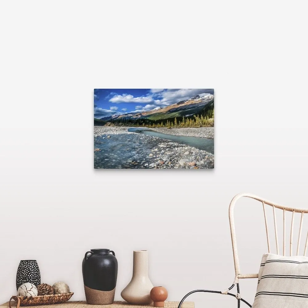 "Bow River Flats" Canvas Wall Art