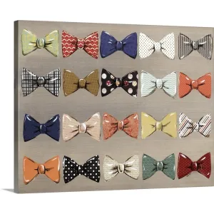 "Bowtie Affair" Canvas Wall Art