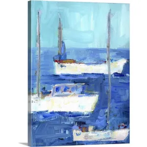 "Boys Nautical Boats" Canvas Wall Art