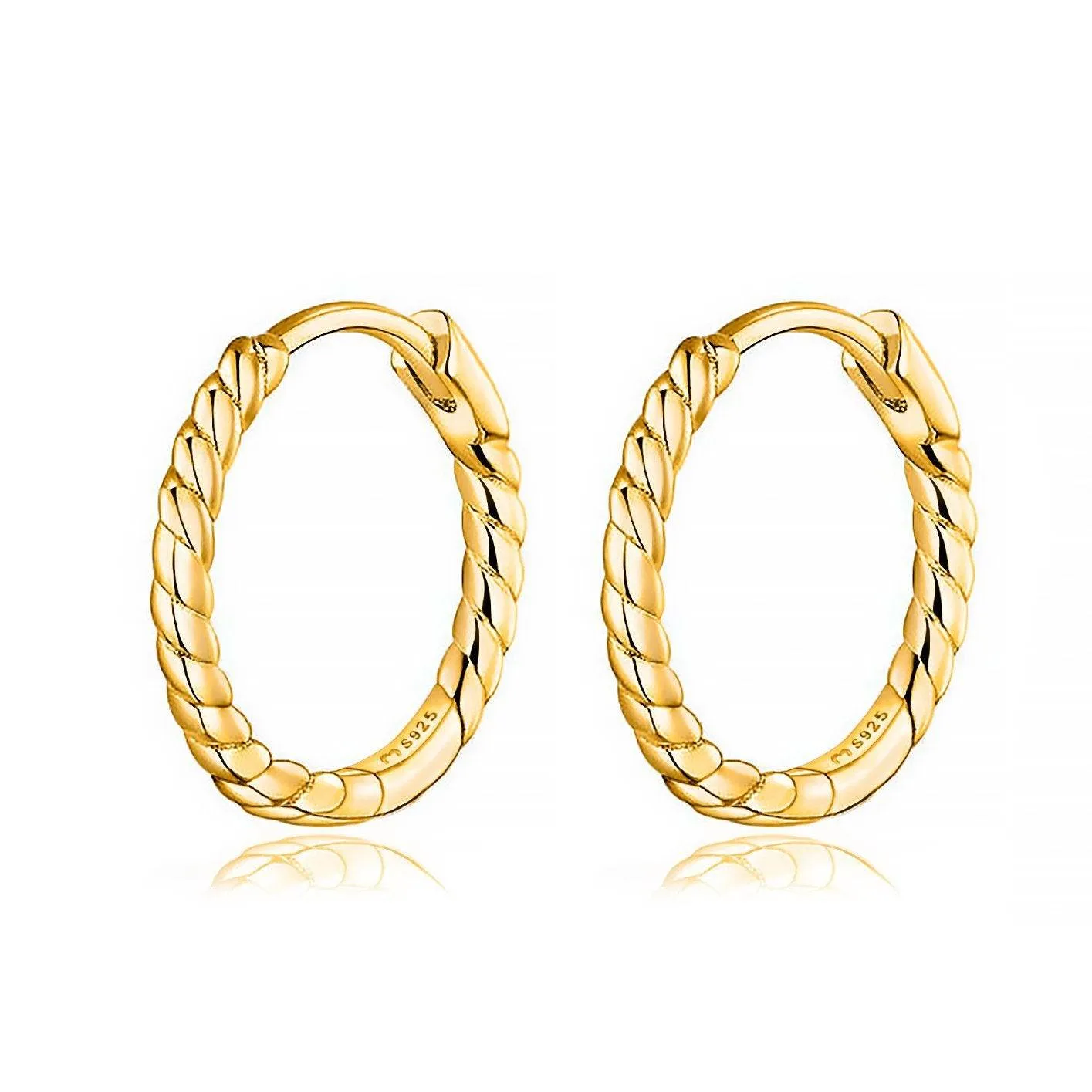 "Braided Hoops" Earrings