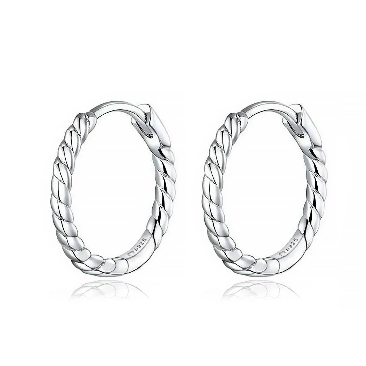 "Braided Hoops" Earrings