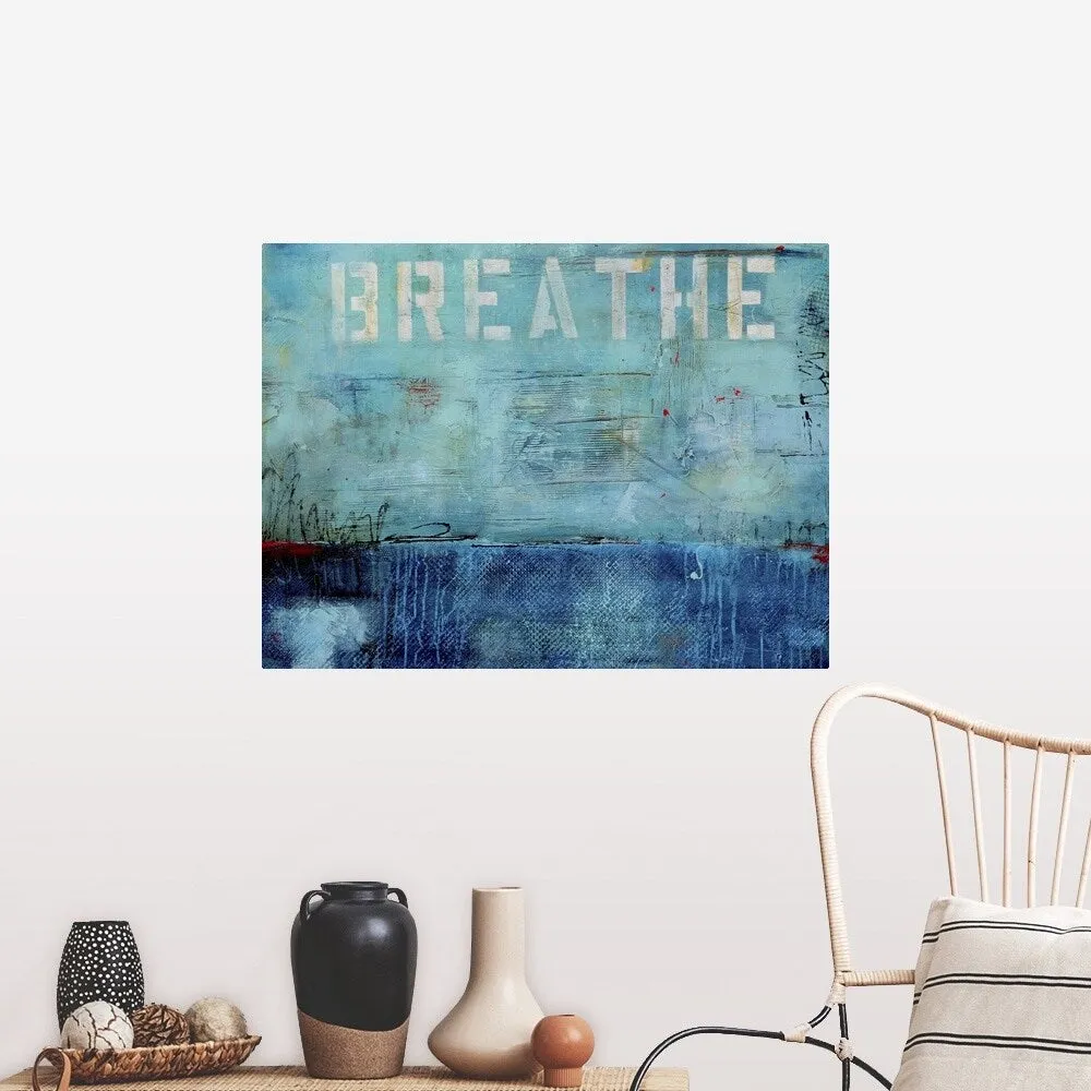 "Breathe" Poster Print - Multi