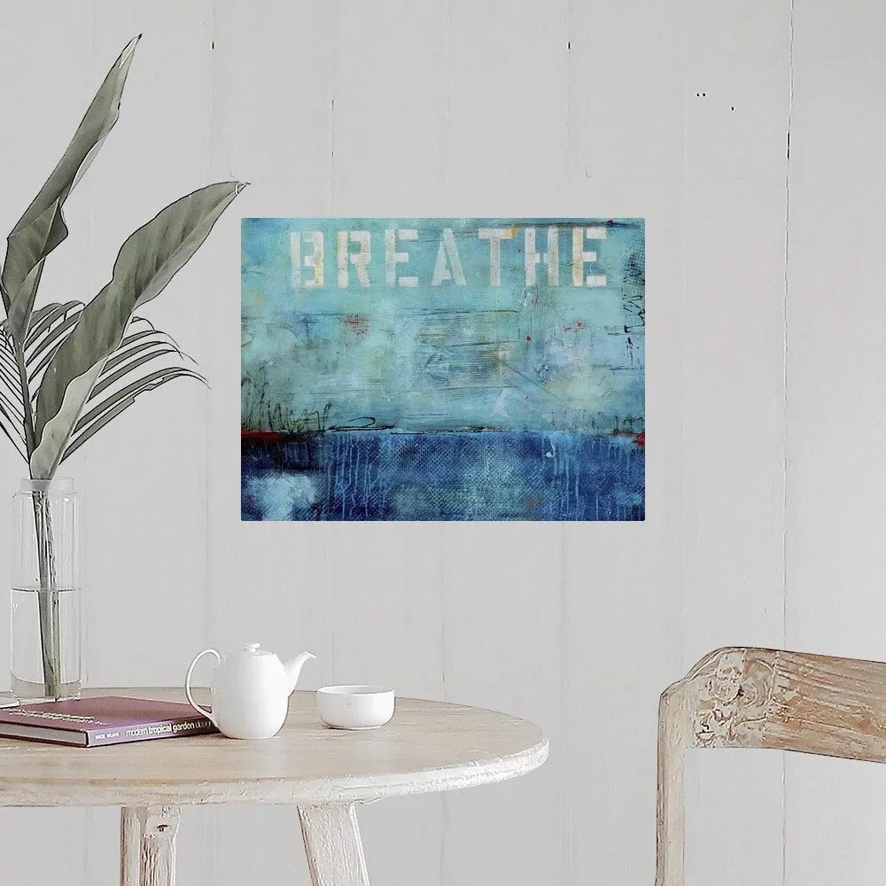 "Breathe" Poster Print - Multi