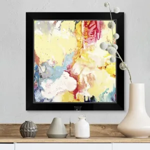 "Bright Variation" Black Framed Print