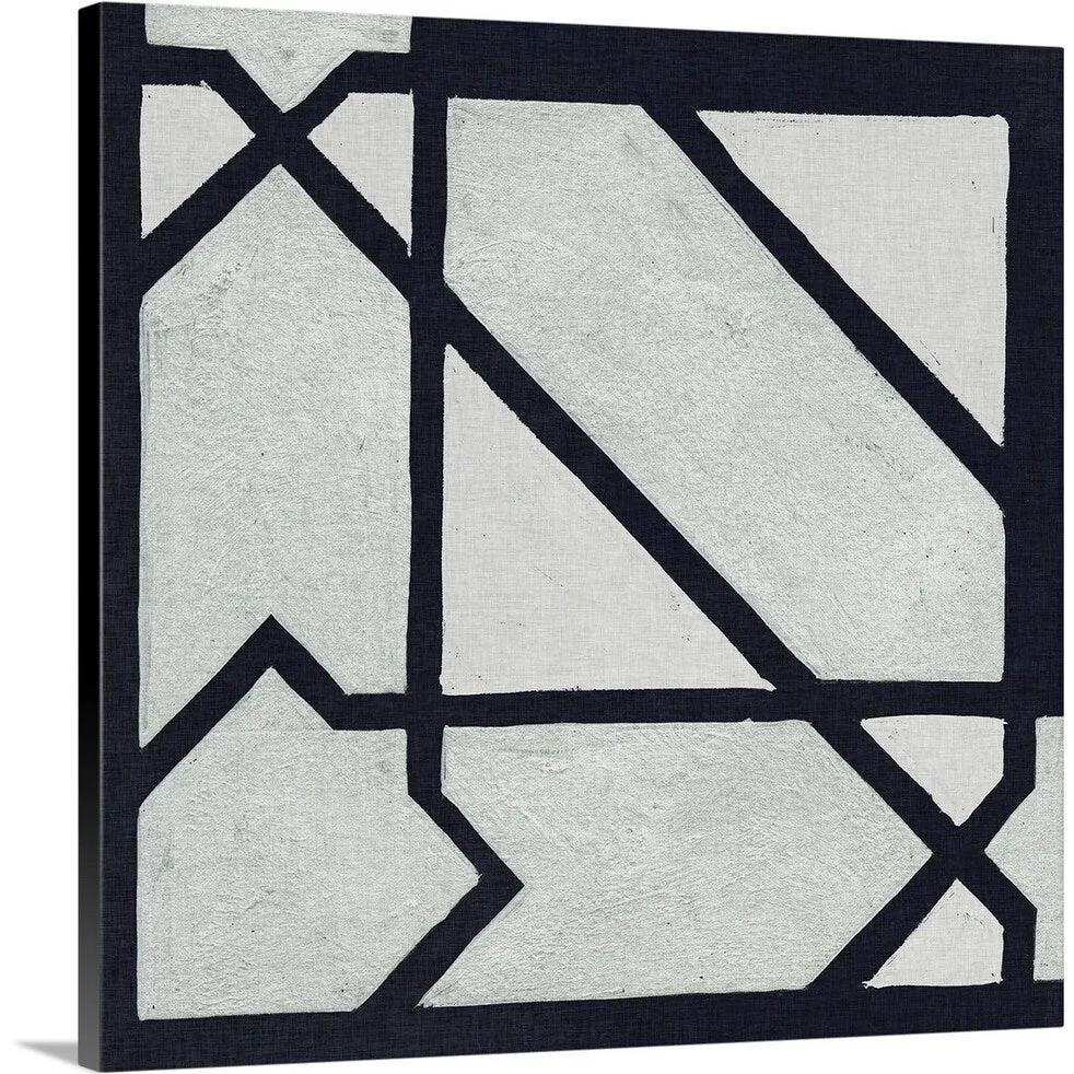 "Broken Square IV" Canvas Wall Art