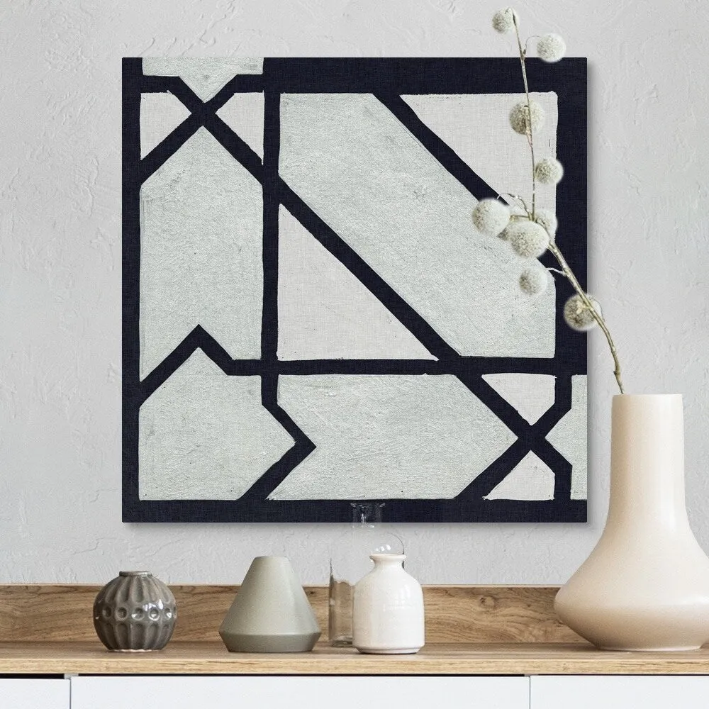 "Broken Square IV" Canvas Wall Art