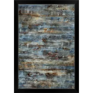 "Bucolic" Black Framed Print