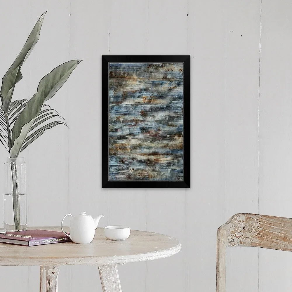 "Bucolic" Black Framed Print