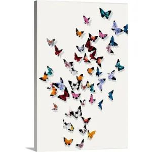 "Butterfly Wonderland III" Canvas Wall Art