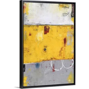 "Call Box" Black Float Frame Canvas Art