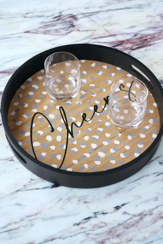 "Cheers" Serving Tray