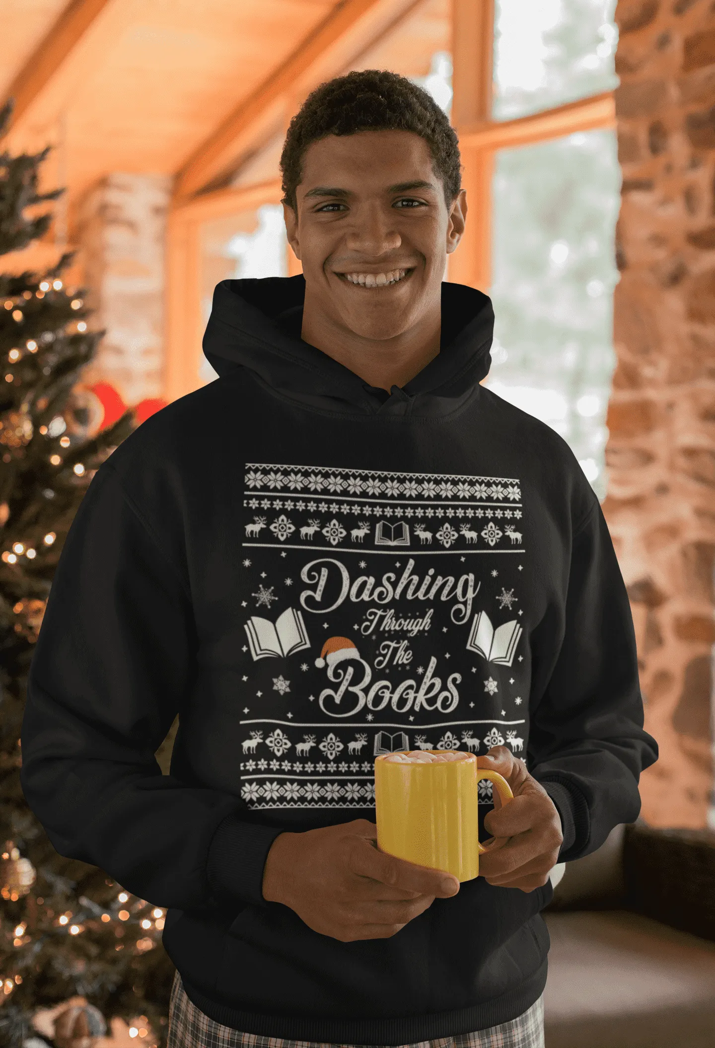 "Dashing Through The Books" Hoodie