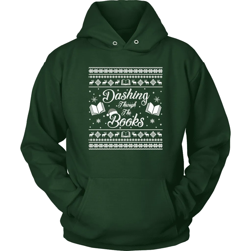 "Dashing Through The Books" Hoodie