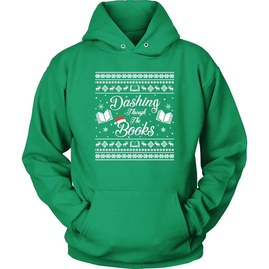 "Dashing Through The Books" Hoodie