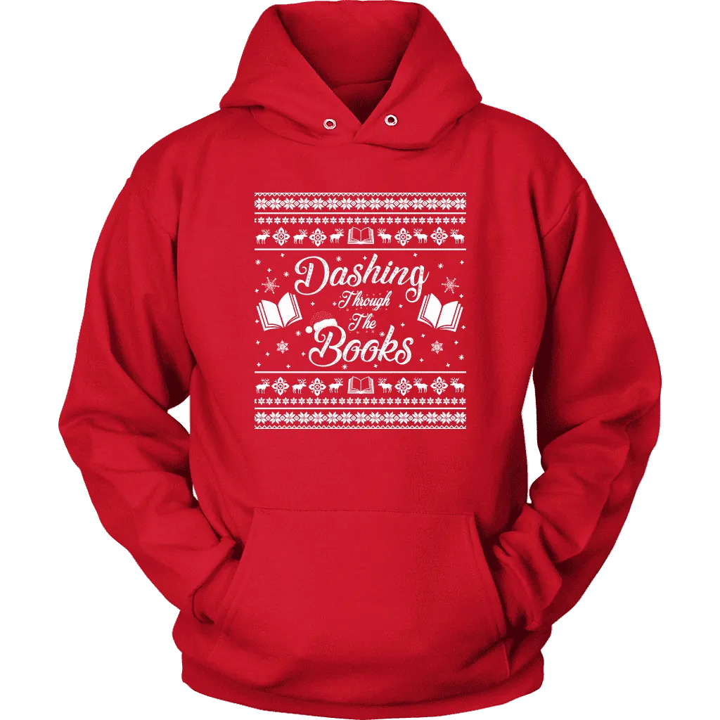 "Dashing Through The Books" Hoodie