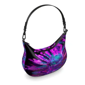 "Dazzling Dahlias" Custom Curve Hobo Bag