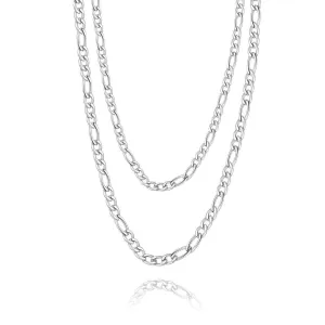 "Figaro Double" Chain Necklace