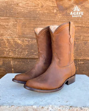 "FRONTIER" ROPPER | MEN ROUND TOE COWBOY BOOTS