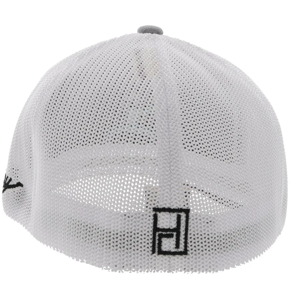 "Golf" Grey/White Flexfit Hat