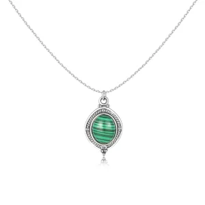 "Green Oval" Necklace