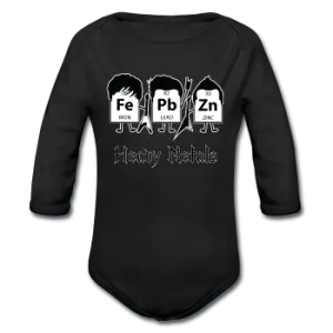 "Heavy Metals"-Baby Long Sleeve Onesie